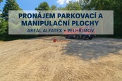 Pronájem parkovacích a manipulačních ploch - areál ALFATEX, Pelhřimov, cena 30 CZK / m2 / měsíc, nabízí 